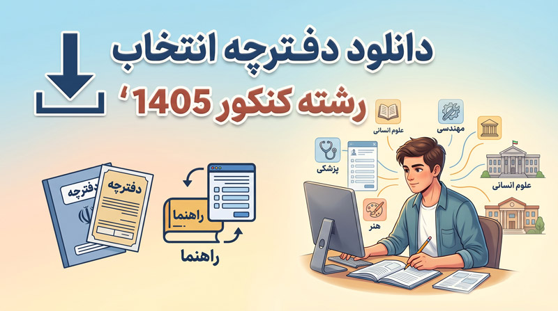 دانلود دفترچه انتخاب رشته کنکور 1405